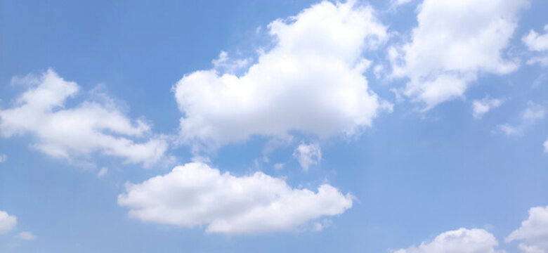 藍天白云天空