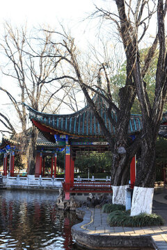 翠湖公園亭子