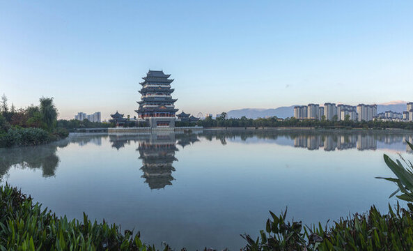 云南保山城市風(fēng)景