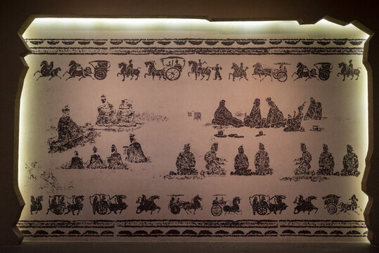 戰(zhàn)國(guó)人物壁畫(huà)