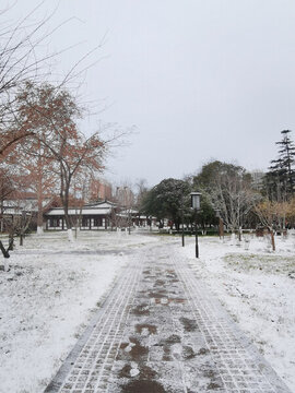 興慶宮雪景