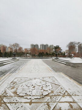 興慶宮雪景
