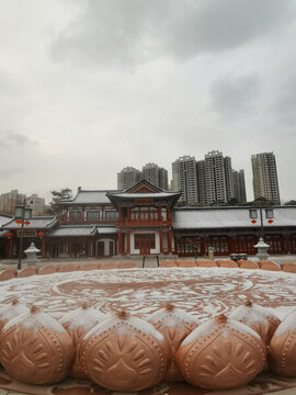 花萼相輝樓雪景