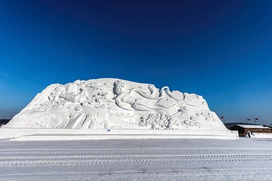 中國長春凈月潭冬季雪雕景觀