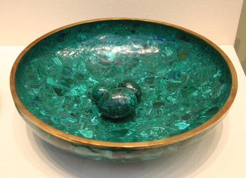 銅扣孔雀石組盤