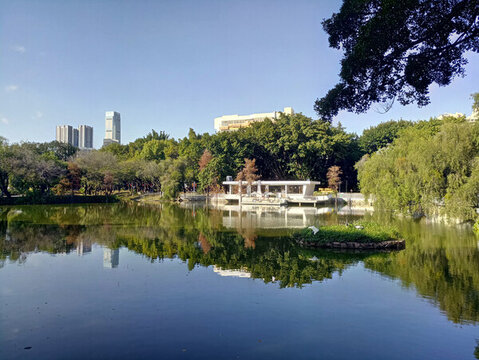 公園風(fēng)光景色素材
