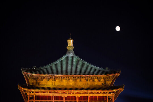 西安鐘樓夜景