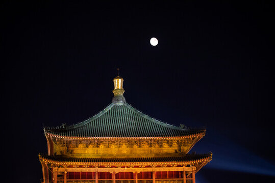 西安鐘樓夜景