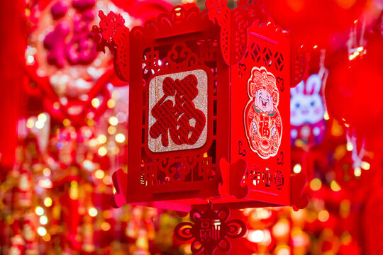 新年春節(jié)喜慶燈籠掛飾掛件