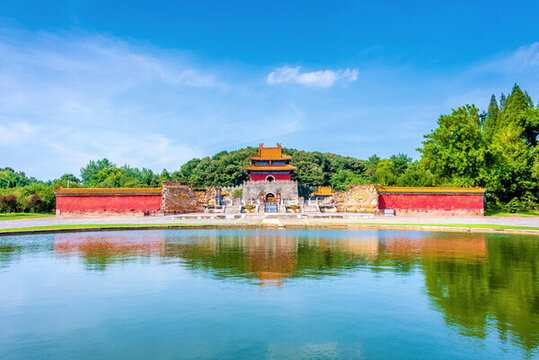 中國湖北荊門鐘祥明顯陵