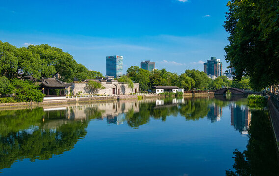 寧波月湖公園風(fēng)光