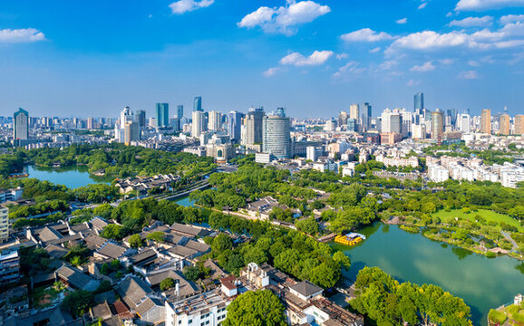 寧波月湖公園風光