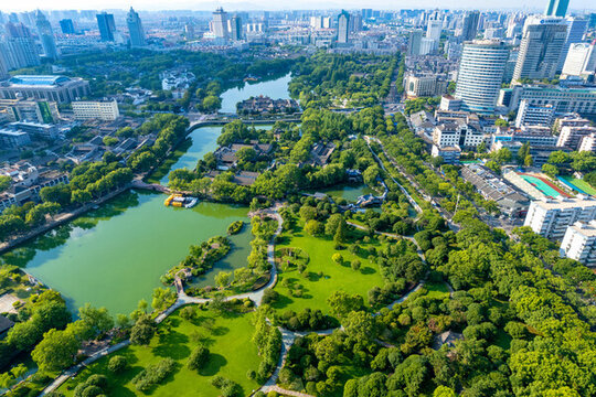 寧波月湖公園風(fēng)光