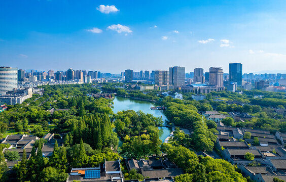 寧波月湖公園城市環(huán)境