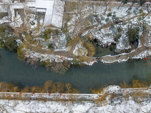 雪后的濟南城市風(fēng)光