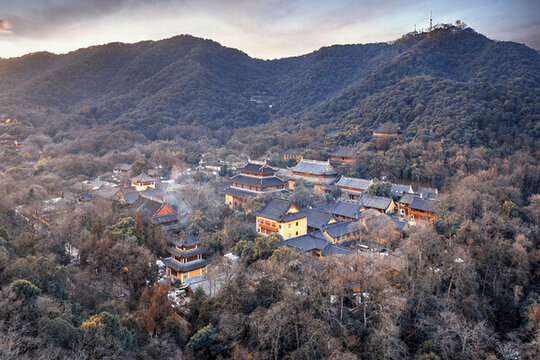 杭州靈隱寺全景