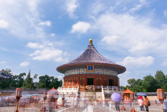 北京旅游景點(diǎn)天壇皇穹宇游覽