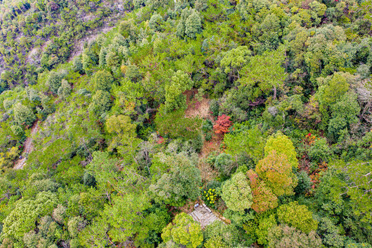 航拍福州鼓山風(fēng)景區(qū)