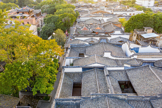 航拍福州上下杭歷史文化街區(qū)