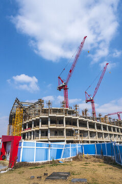 大型商場(chǎng)建筑工地