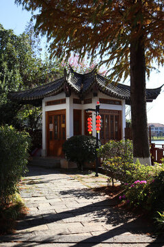 中式建筑一角