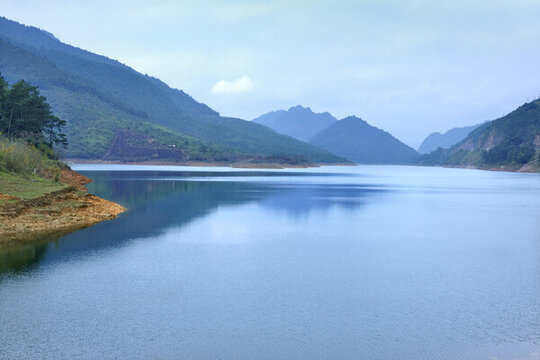 水庫湖泊景觀