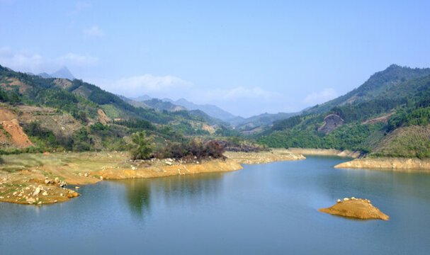 水庫湖泊景觀