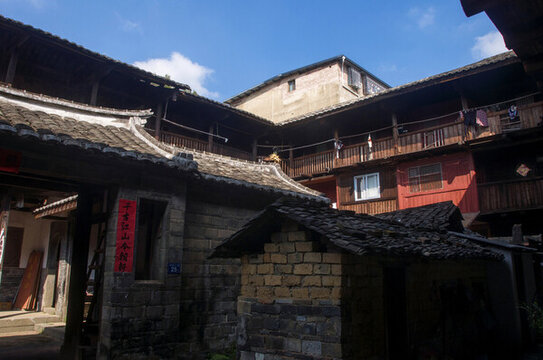 洪坑西成樓內(nèi)部建筑