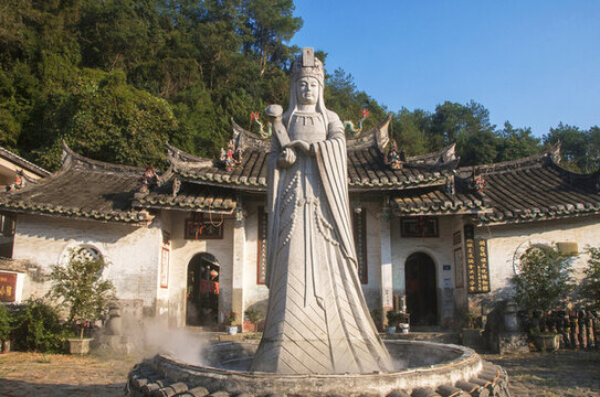 洪川天后宮媽祖女神像