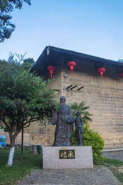 洪坑傳承塑像