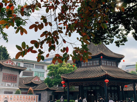 清暉園大門口