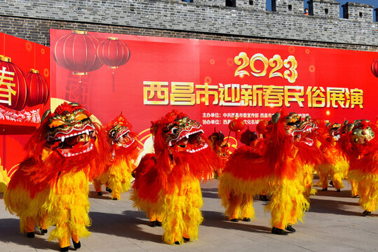 西昌古城舞獅大賽