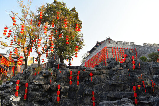 西昌古城紅燈籠