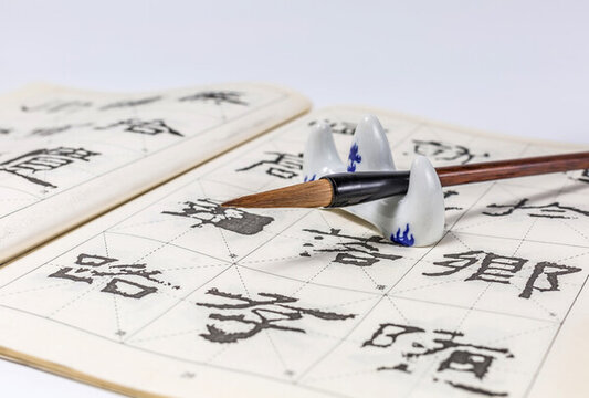 書法繪畫場景