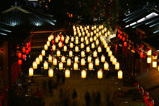 西昌建昌古城夜景燈籠