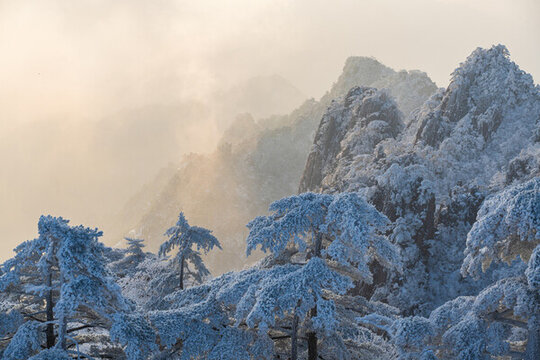 黃山雪景