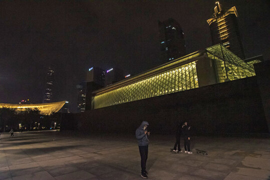 圖書館夜景