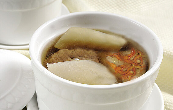 花膠蟲草花湯