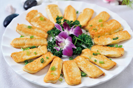 香煎車田豆腐