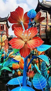 上海豫園城隍廟兔年春節(jié)花燈