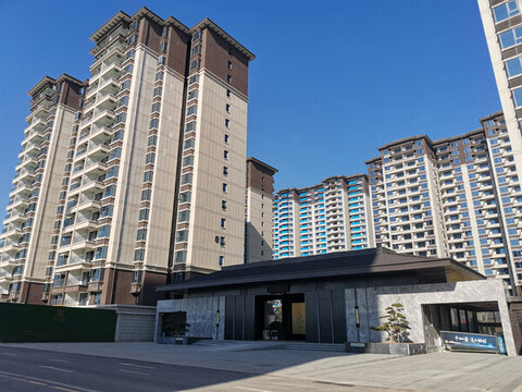 現(xiàn)代住宅小區(qū)大門