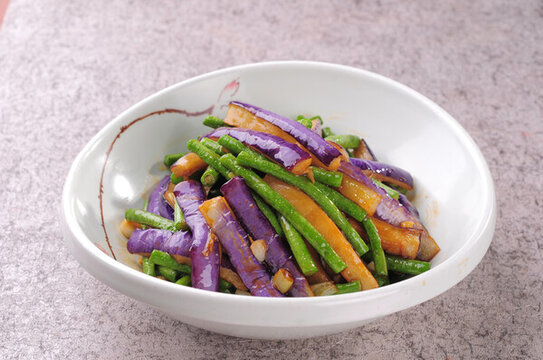 豆角燒茄子
