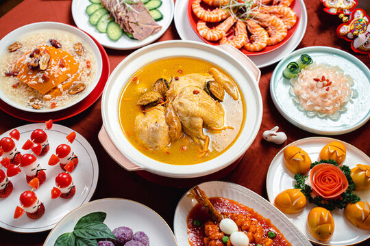 新年除夕團圓年夜飯