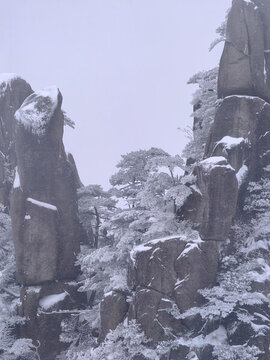黃山雪景