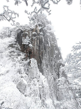冬季黃山