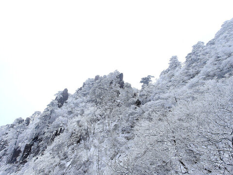 黃山雪景