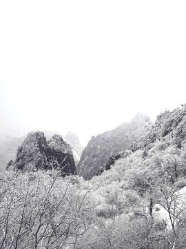 黃山雪景
