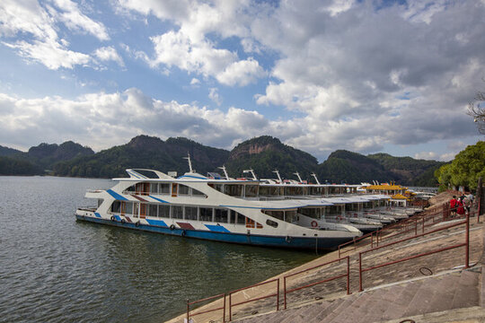 福建泰寧大金湖游船碼頭