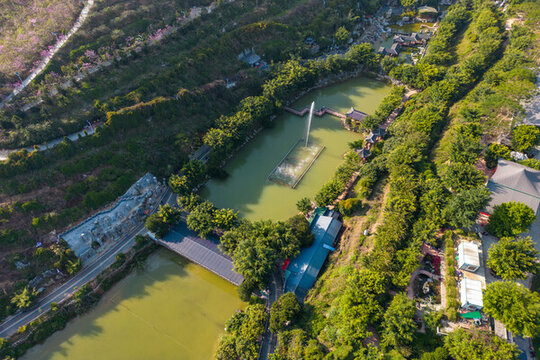 高州嶺南鳳凰古城高空航拍