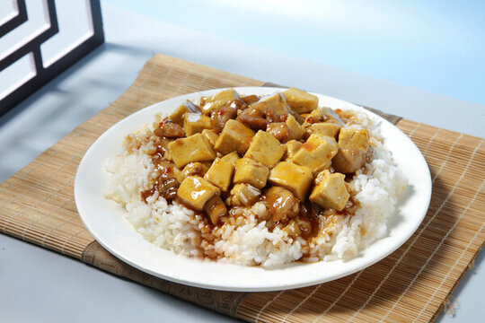 豆腐蓋飯